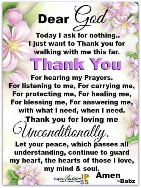 Thank You Father God For Your Unconditional