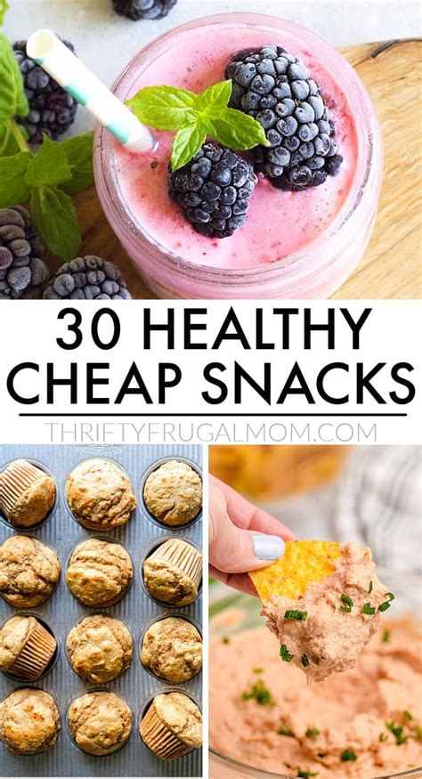 30 Cheap Healthy Snacks For Kids And Adults Thrifty Frugal Mom
