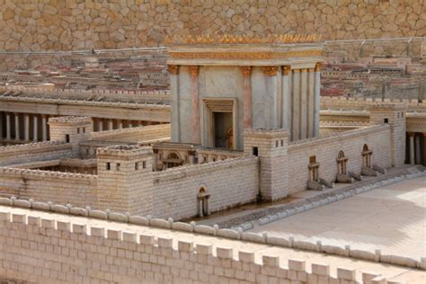 Zweite Tempel Alten Jerusalem Stockfoto Und Mehr Bilder Von Archäologie