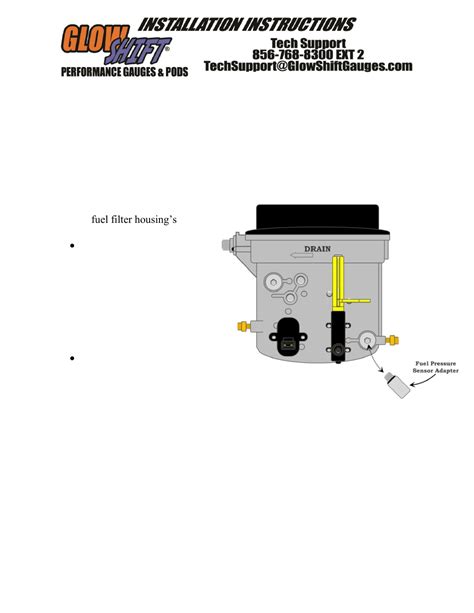 Diagram 6 5 Fuel Filter Housing Diagram Mydiagramonline