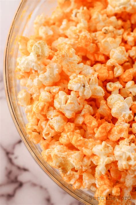 Homemade Cheddar Cheese Popcorn Recipe Nums The Word