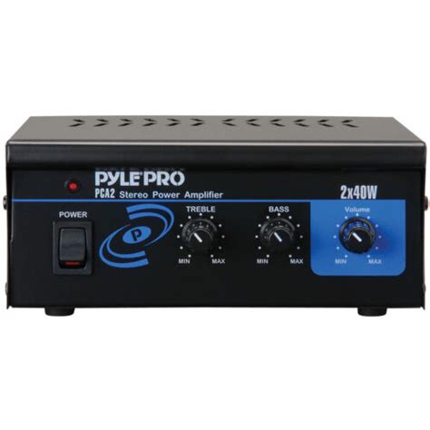Pyle Pca2 Mini Stereo Power Amplifier 68888893404 Ebay