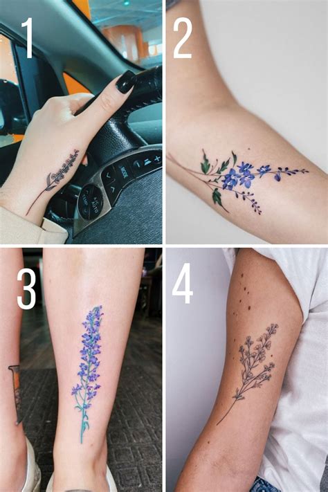 July Birth Flower Tattoos Images Best Flower Site