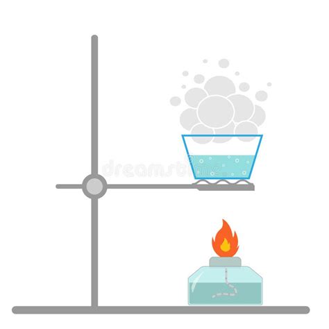 Diagrama De Evaporación Química Infografía Química Ilustración Del