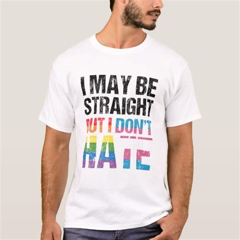 Straight Ally Pride Month Gifts Rainbow Trans Flag T Shirt Lgbtmerch