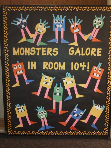 Monsters Halloween Bulletin Boards Monster Bulletin Boards