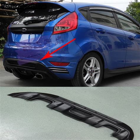 Fiesta Mk7 St Style Abs Rear Bumper Lip Diffuser For Ford Fiesta Mk7 2