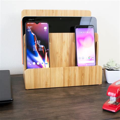 Eco Bamboo Multi Device Charging Station Review Stylish Power
