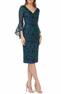  Marc Valvo Infusion Embroidered Sheath Dress Nordstrom