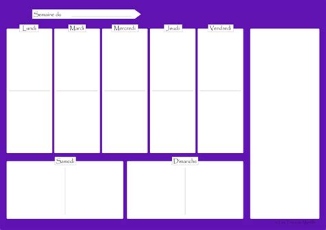 De jolis modèles de semainiers vierges à imprimer sous forme de plannings de repas pour vos menus de la semaine. La Cuisine de Myrtille: Planifier ses menus (plannings vierges à télécharger)