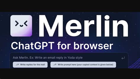 Merlin la extensión de Chrome que te permite usar ChatGPT en cualquier