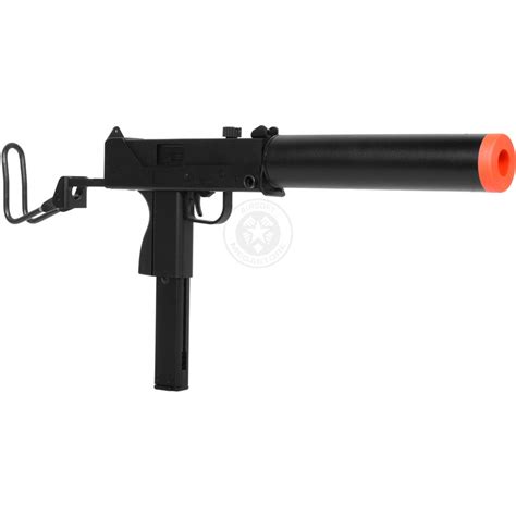 Hfc Metal Full Auto Mac 11 Gas Blowback Smg Tsd W Mock Suppressor Airsoft Megastore