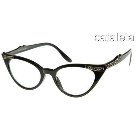 Cat Eye Clear Lens Glasses Ebay