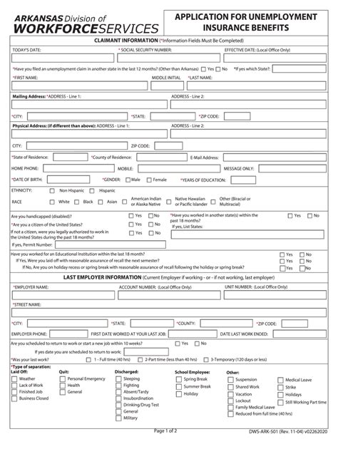 Unemployment Benefits Arkansas Log In Fill Out And Sign Online Dochub