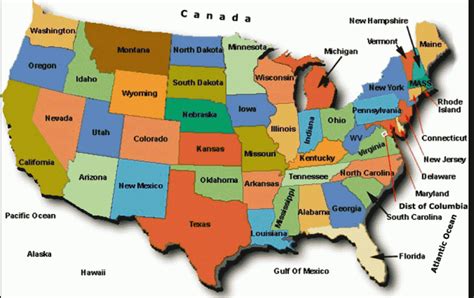 United States Map Desktop
