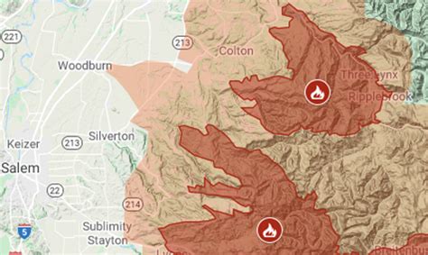 Oregon Forest Fires Map Current