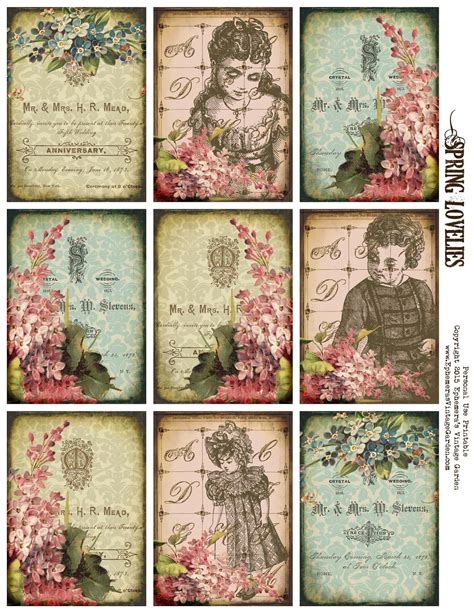 Antique Free Junk Journal Vintage Printables Check Out This Freebie For