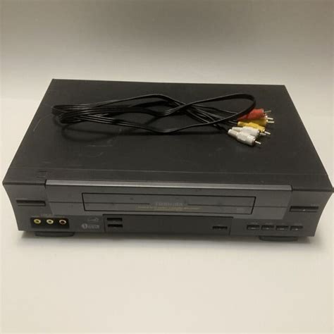 Toshiba W 528 4 Head Video Cassette Recorder Black For Sale Online EBay
