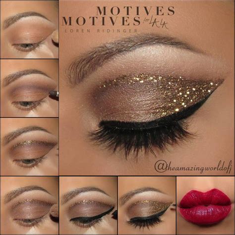 Gold Glitter Nye Makeup Look From Theamazingworldofj With Images Eye Makeup Designs Eye