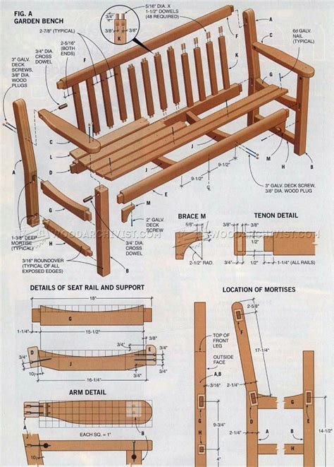 This youtube video will show you how to make a sturdy diy outdoor bench with a back rest for under $30. Garden Bench Plans • WoodArchivist