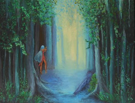 In The Faery Forest Painting By Janne Henn Fine Art America