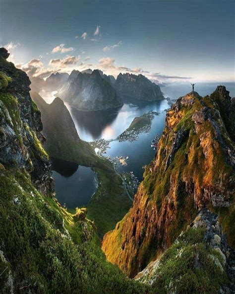 Lofoten Mountains Norway 💙 Norway Travel Beautiful Nature