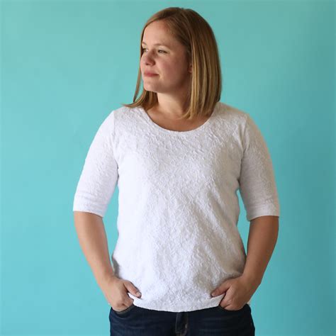 The Classic Tee In A Relaxed Fit Easy Sewing Tutorial Its Always