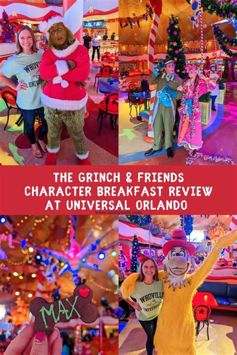 The Grinch Friends Character Breakfast Review At Universal Orlando In
