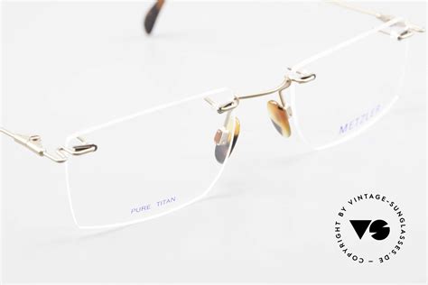 Glasses Metzler 1484 Rimless Vintage Glasses Titan