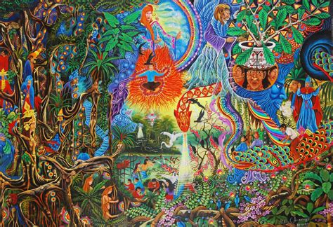 Amazonian Shamanism Pablo Amaringo Arte Visionária Produção De