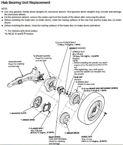 2009 Honda Civic Axle Nut Torque Specs Latest Cars