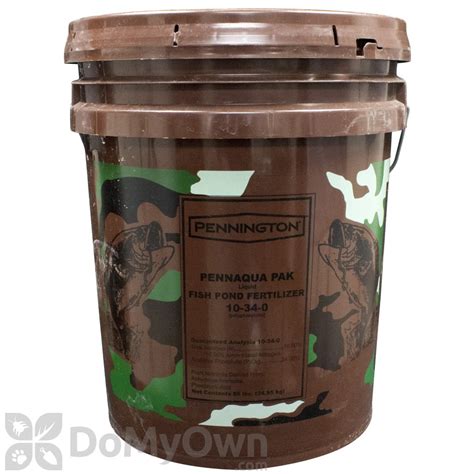 Our nitrogen fertilizer promotes lush, green growth and long term nutrition for lawns, vegetables, flowers, trees, shrubs, annuals, and perennials. Pennington Aqua Liquid Fish Pond 10-34-0