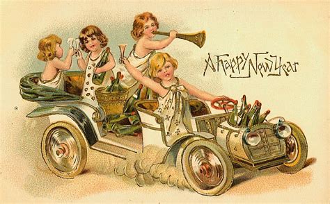 Crazy By Design Happy New Year Vintage Images For You