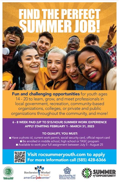 Eligibility Summer Youth Employment Program