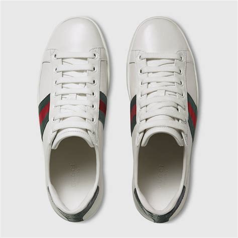 Ace Leather Low Top Sneaker Gucci Womens Sneakers 387993a38309071