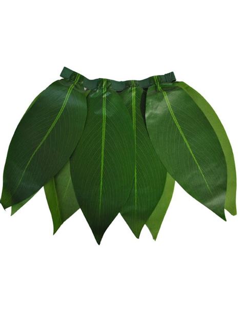 Falda Hawaiana De Hojas Verdes Niña Accesoriosy Disfraces Originales