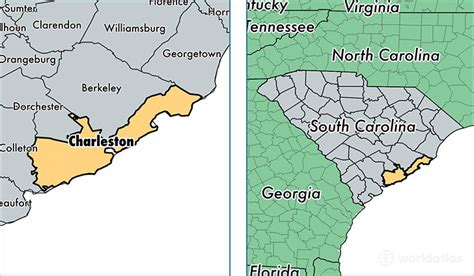 Map Of Charleston Sc And Surrounding Area