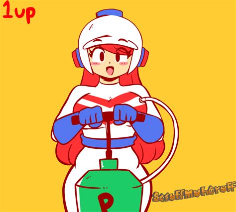 Dig Dug Girl By Scruffmuhgruff Body Inflation Know Your Meme Daftsex Hd