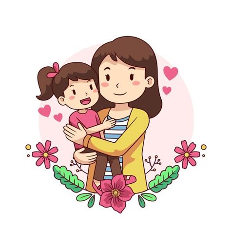 Hand Drawn Mothers Day Concept Free Vect Free Vector Freepik
