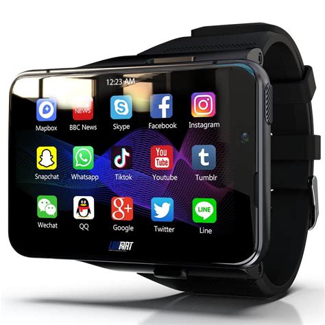 Buy Android Smart Watch 288 Inch Big Square Touch Screen Ram 4g Rom