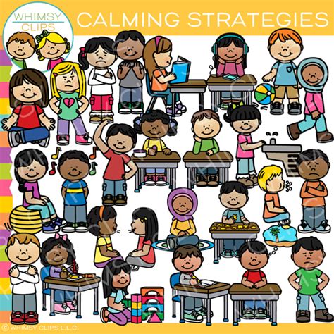 Calming Strategies Clip Art Images And Illustrations Whimsy Clips