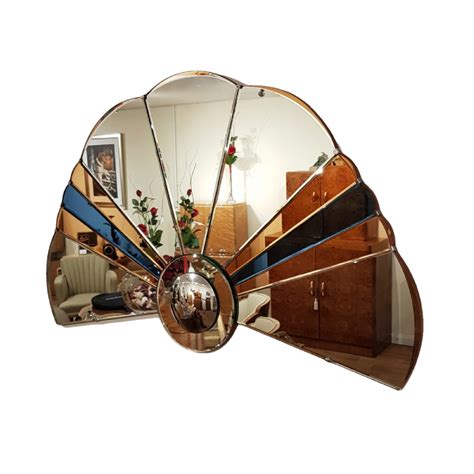 Art Deco Fan Shaped Mirror 579838 Uk