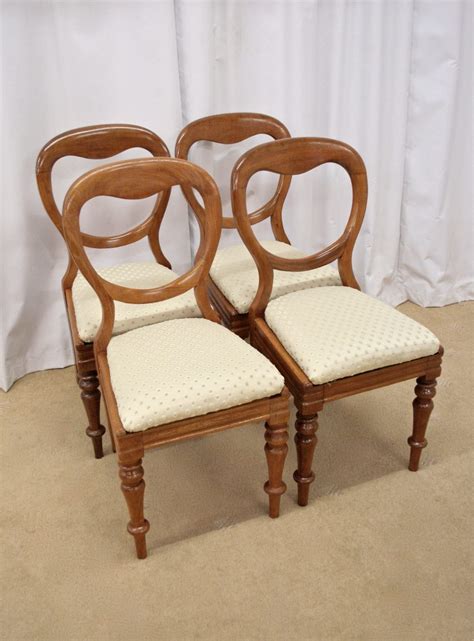 Four Victorian Mahogany Dining Chairs Antiques Atlas