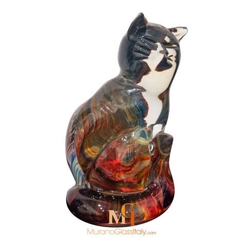 Murano Glass Cat Official Made In Murano Store