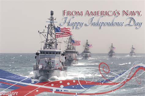 Happy Independence Day From Your ‪‎usnavy‬ Sailors Who Protect And
