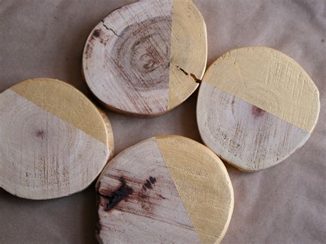 And Your Bird Can Sing Diy Gold Wood Coasters
