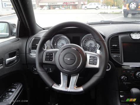 2012 Chrysler 300 Srt8 Black Steering Wheel Photo 55733682
