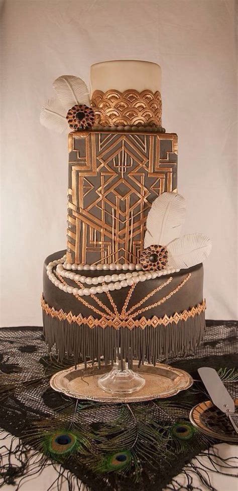wedding cake mariage d exception theme gatsby annees folles 20 art deco carnet d inspiration
