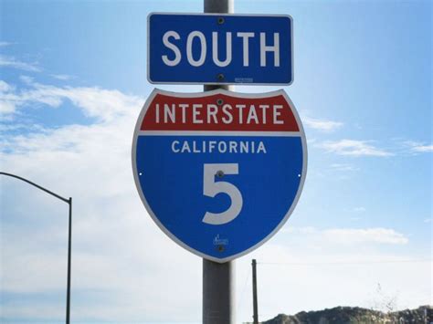California Interstate 5 Interstate Highway Signs Interstate 5