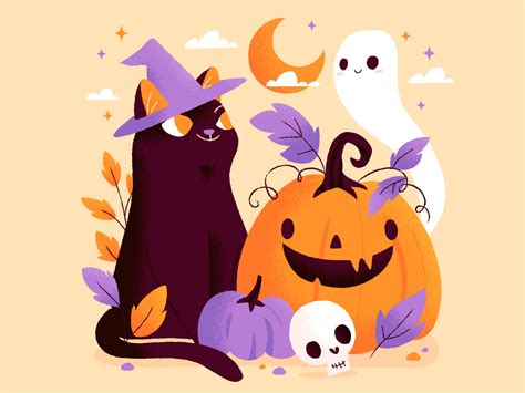 Happy Halloween By Anna Hurley On Dribbble